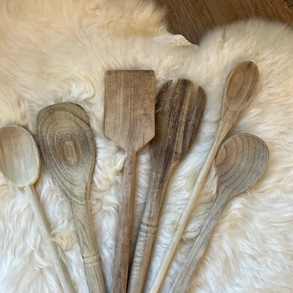 Vintage/Antique Wooden Kitchen‎ Utensils